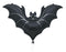 GIANT BLACK BAT 81.2CM (32") FOIL BALLOON